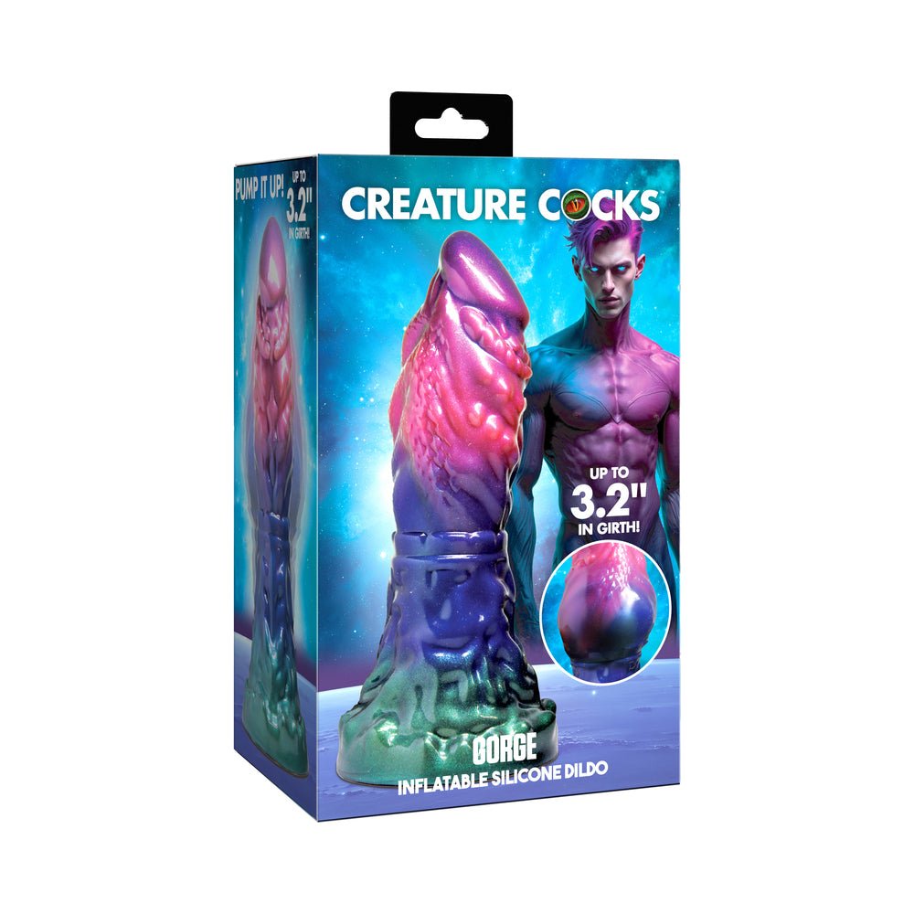 Creature Cocks Gorge Inflatable Silicone Dildo