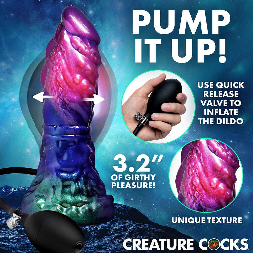 Creature Cocks Gorge Inflatable Silicone Dildo - Image 4