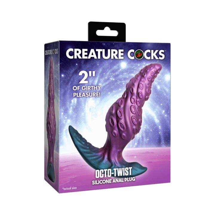 Creature Cocks Octo-Twist Silicone Anal Plug