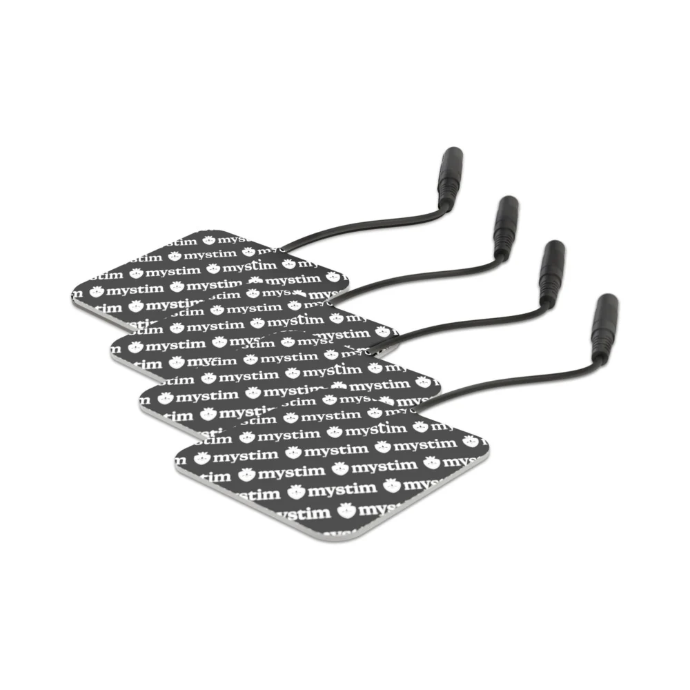 Mystim Replacement Square Electrode Pad 4-Pack - Image 2