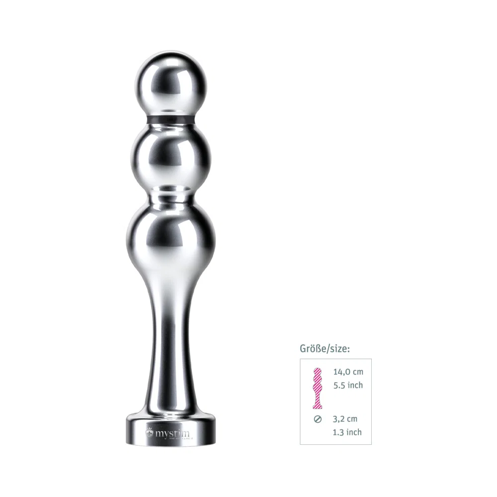 Mystim Bold Boris Dildo Ball Plug - Image 5