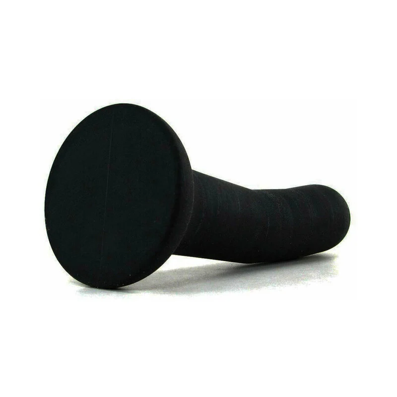 Wet For Her FIVE Medium 5.1 in. Dildo Black - Image 2