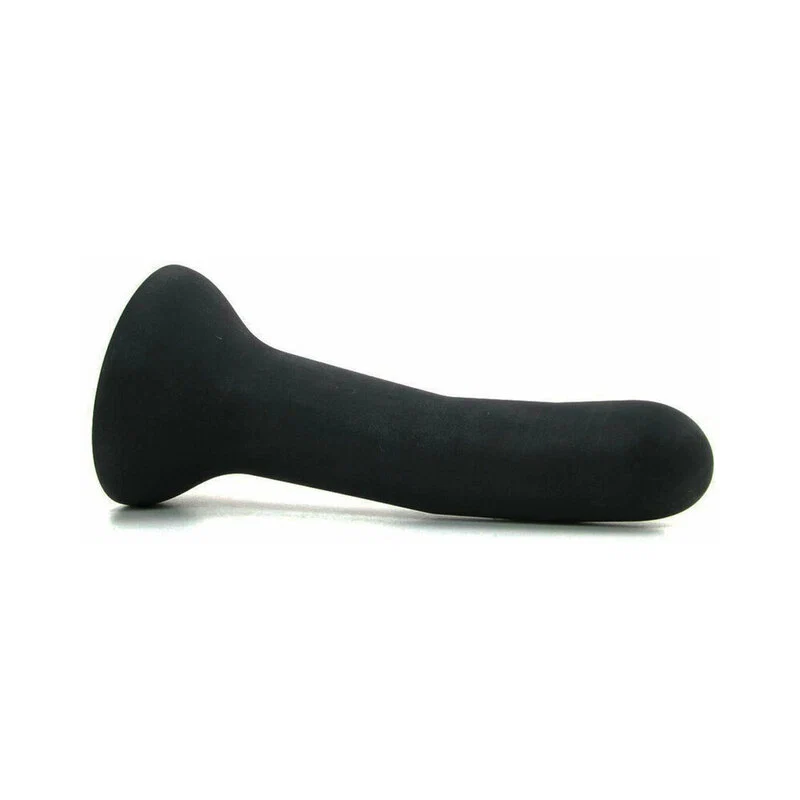 Wet For Her FIVE Medium 5.1 in. Dildo Black - Image 3