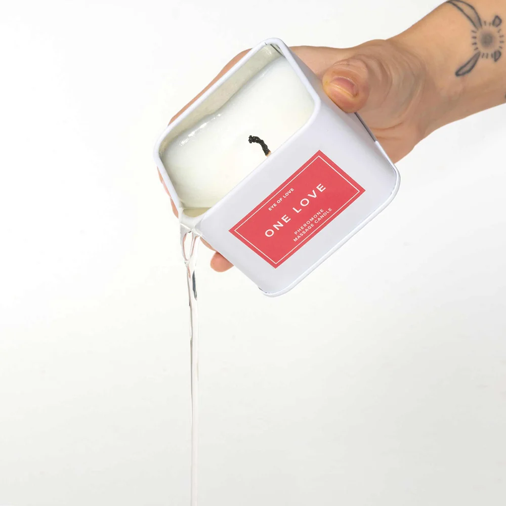 Eye of Love One Love Attract Him Pheromone Massage Candle - Image 2