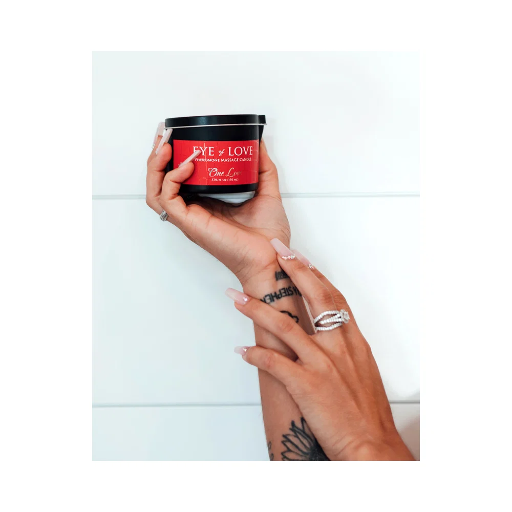 Eye of Love One Love Attract Him Pheromone Massage Candle - Image 5