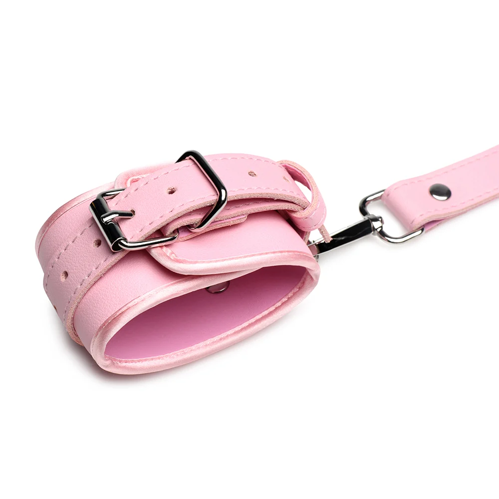 STRICT Bondage Harness with Bows Pink XL-2XL - Image 5
