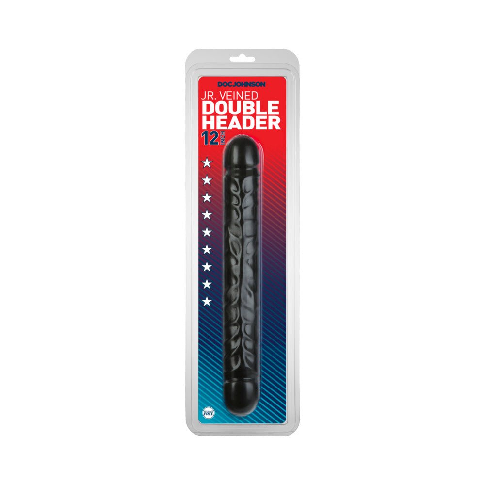 Jr. Double Header: 12in.x 1.5in. (Black)