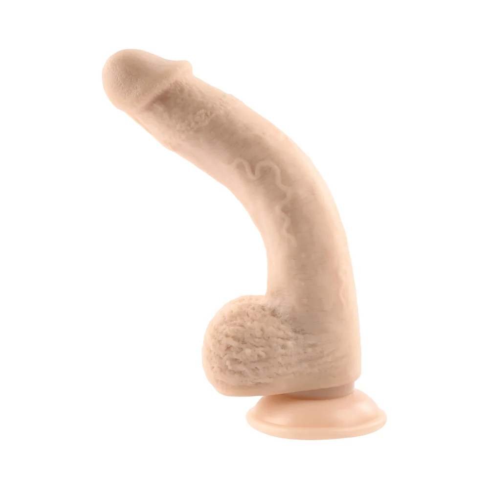 Selopa Natural Feel Flexskin Bendable Dildo with Moving Material 7 in. Light - Image 3