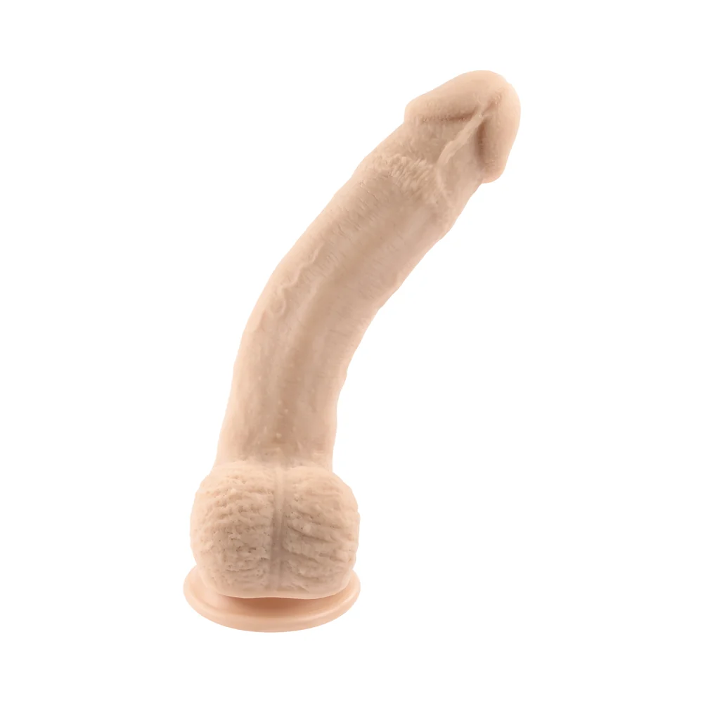 Selopa Natural Feel Flexskin Bendable Dildo with Moving Material 7 in. Light - Image 6