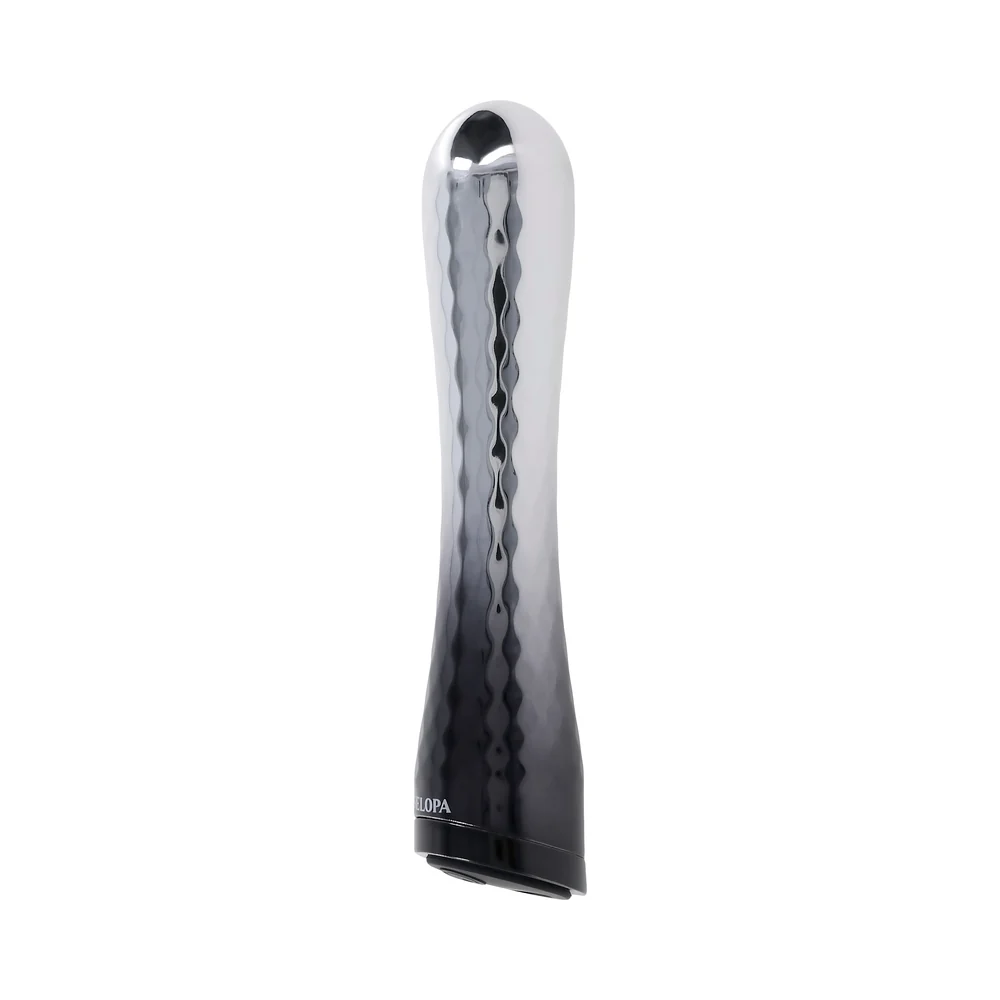 Selopa Silverado Rechargeable Vibrator ABS Plastic & Silicone Silver/Black - Image 3