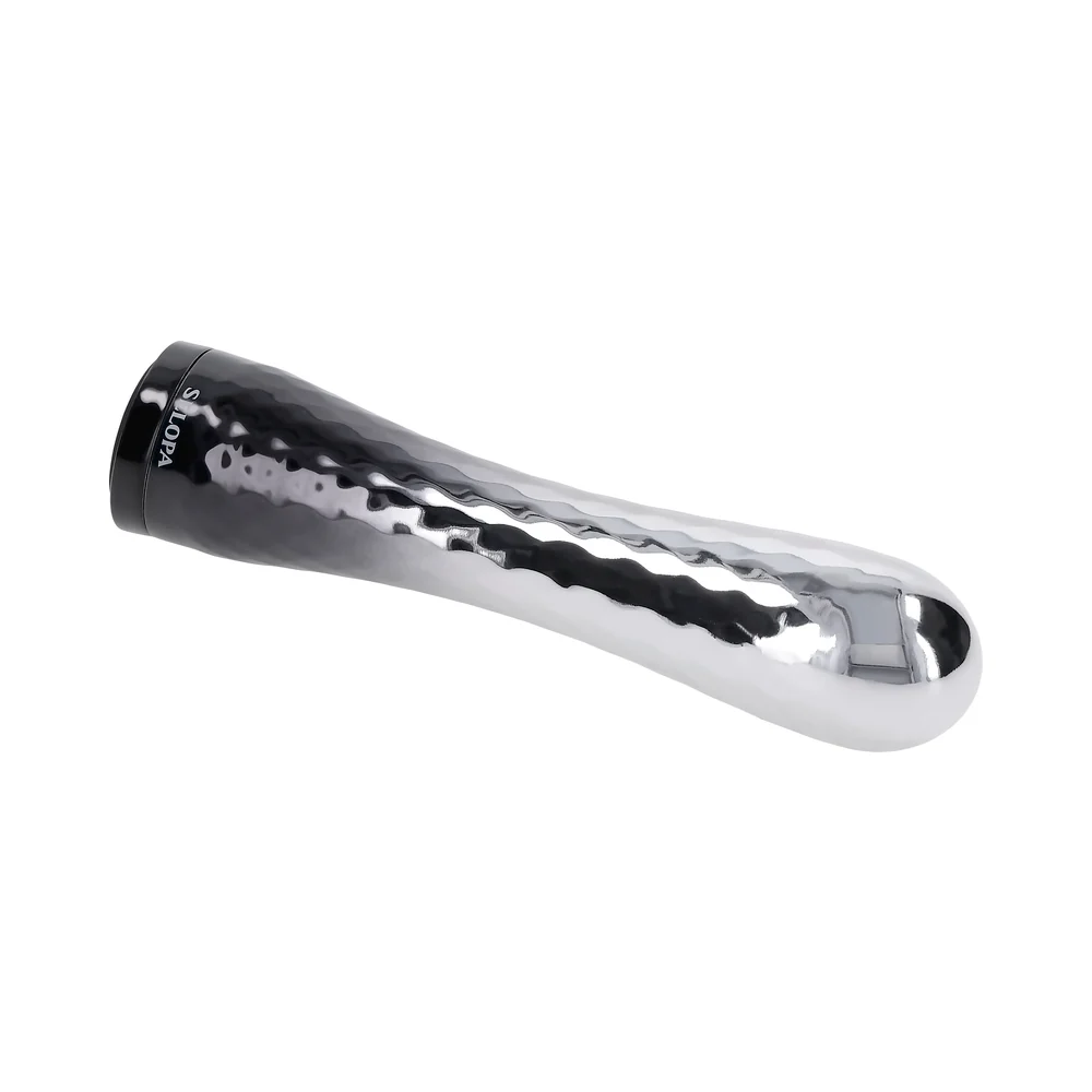 Selopa Silverado Rechargeable Vibrator ABS Plastic & Silicone Silver/Black - Image 7