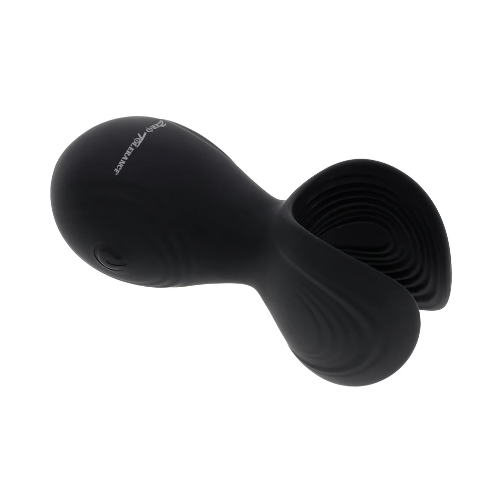 Zero Tolerance Handy Helper Rechargeable Vibrating Stroker Silicone Black - Image 7