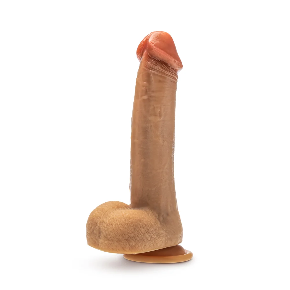 Dr. Skin Silicone Dr. Phillips 8.5 in. Thrusting, Gyrating & Vibrating Dildo with Remote Control Tan - Image 3
