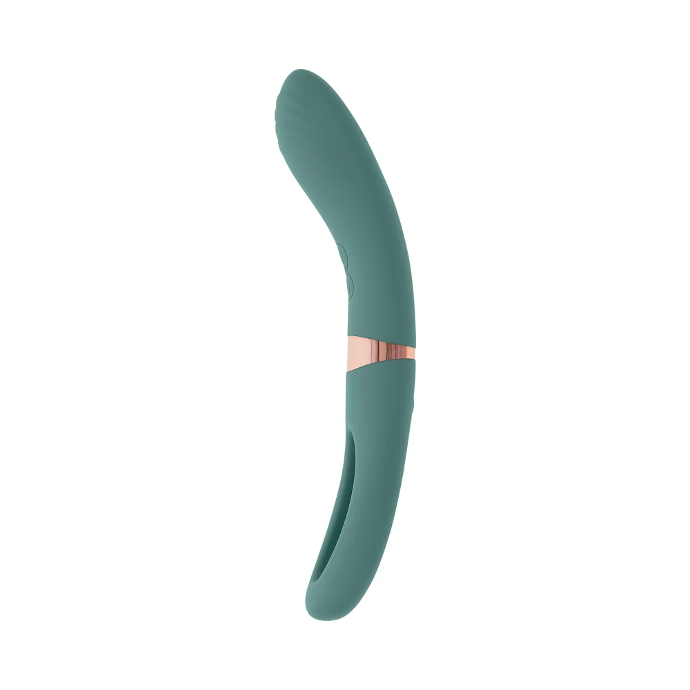 Evolved Chick Flick Rechargeable Vibrator with Flicker Silicone Mint - Image 6
