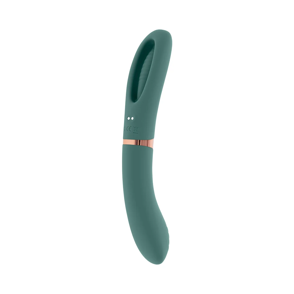 Evolved Chick Flick Rechargeable Vibrator with Flicker Silicone Mint - Image 7