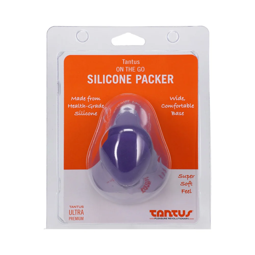 Tantus On The Go Silicone Packer Amethyst (Clamshell) - Image 6